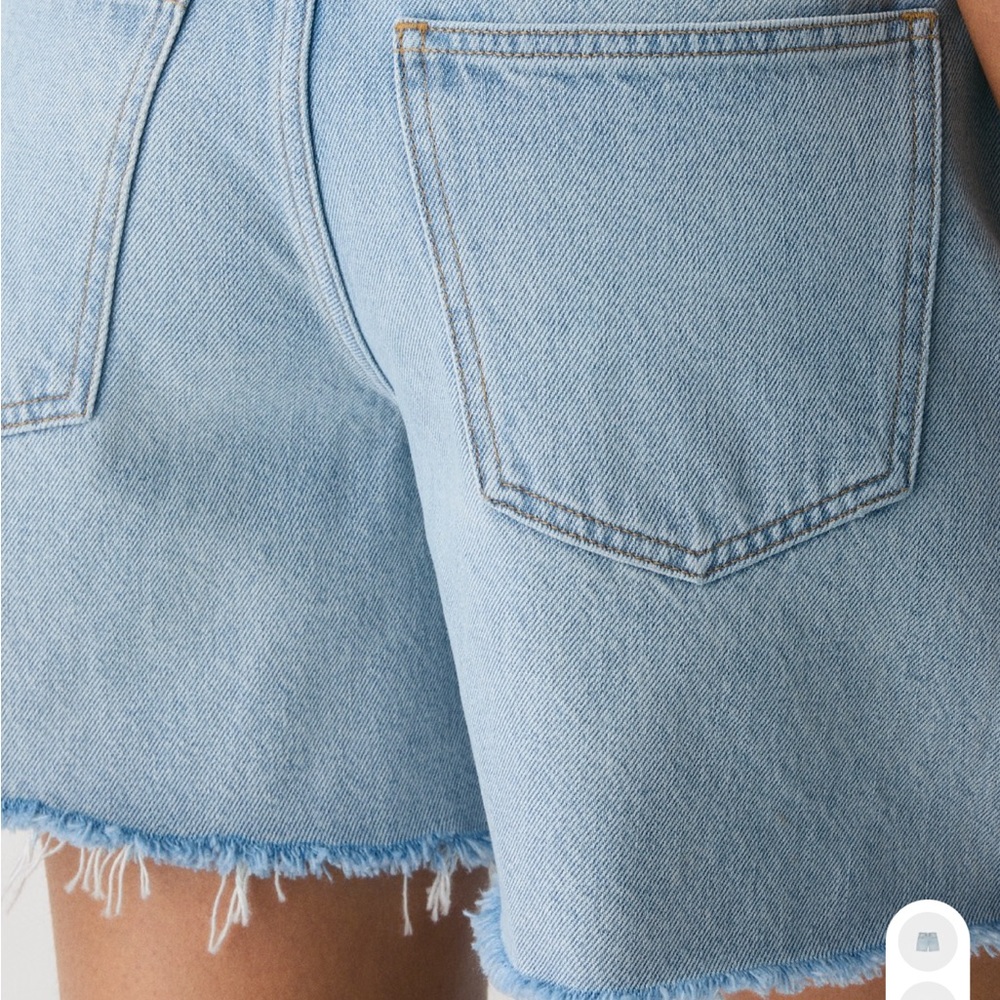 Denim Forum The Ex-boyfriend Hi Mid-thigh Shorts 15 Yrs Brl Thr Bleu - Picture 6 of 10